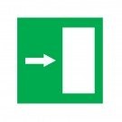 Πινακίδα διάσωσης αλουμινίου "Οδός διαφυγής / Έξοδος κινδύνου" SD-03