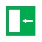 Πινακίδα διάσωσης αλουμινίου "Οδός διαφυγής / Έξοδος κινδύνου" SD-02