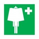 Πινακίδα διάσωσης αλουμινίου "Θάλαμος Καταιωνισμού Ασφαλείας" SD-10