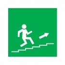 Πινακίδα διάσωσης αλουμινίου "Οδός διαφυγής / Έξοδος κινδύνου" SD-06