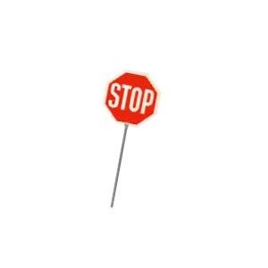 Πινακίδα σχολικού τροχονόμου με χειρολαβή KID-STOP